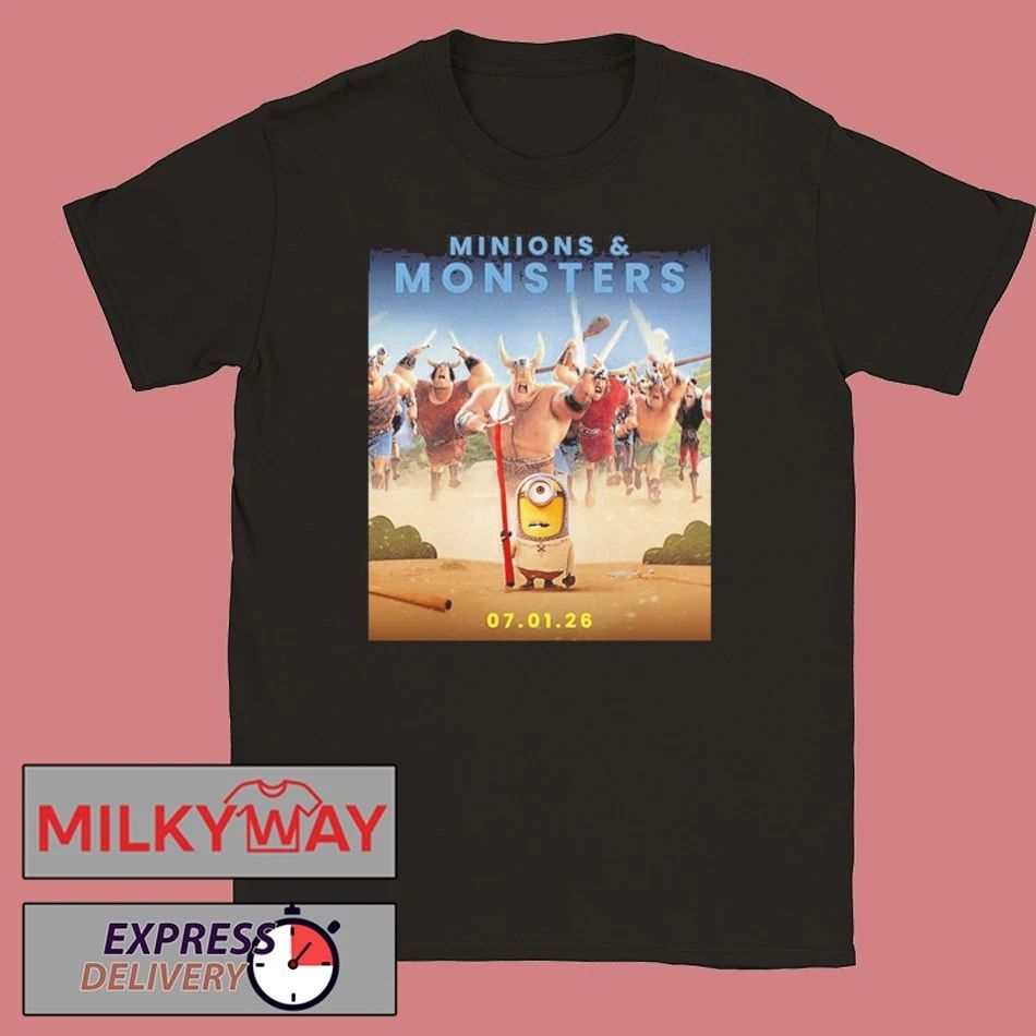 Minions And Monsters Exclusively In Theaters July 1 2026 shirt