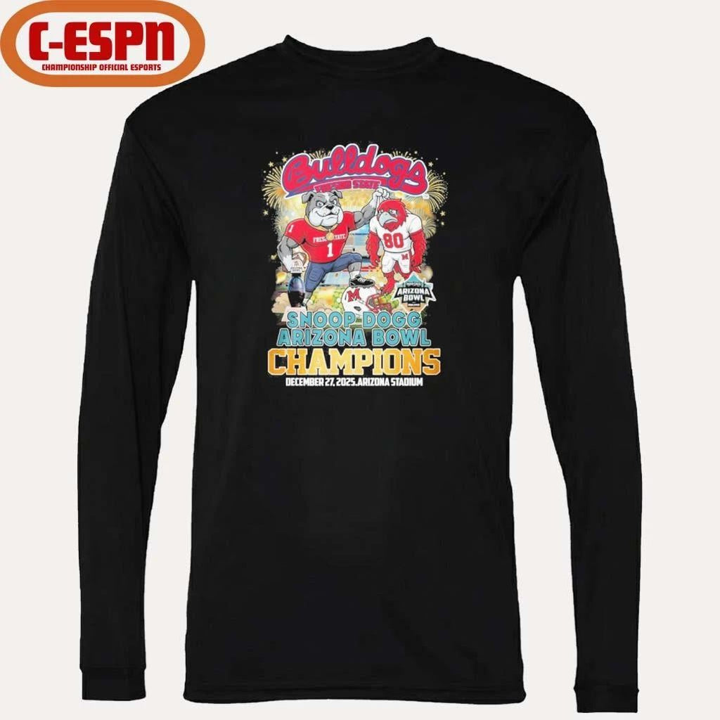 Fresno State Bulldogs Mascot Arizona Bowl Champions Shirt