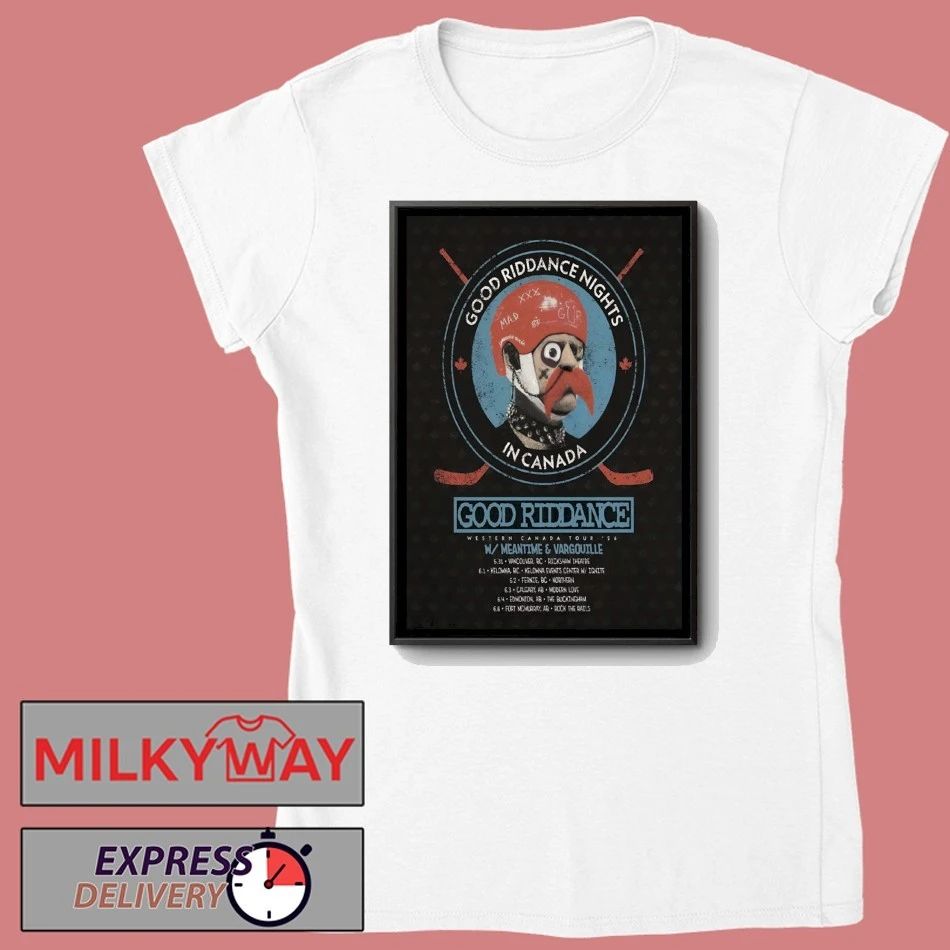 Good Riddance Western Canada 2026 Shows Poster shirt