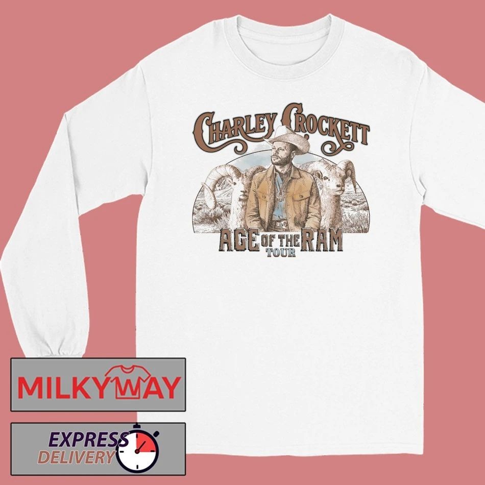 Charley Crockett Age Of The Ram Tour 2026 Schedule Tour Dates shirt
