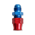 Earls 165056ERL -6 AN Male to 5/16 Tube Adapter Fitting Red/Blue