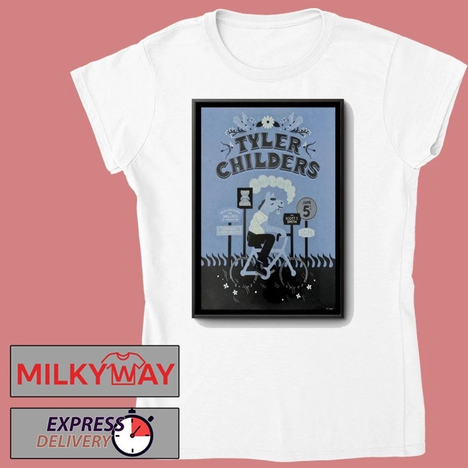 Tyler Childers Bon Secours Wellness Arena Greenville, SC Jun 05, 2026 Poster shirt