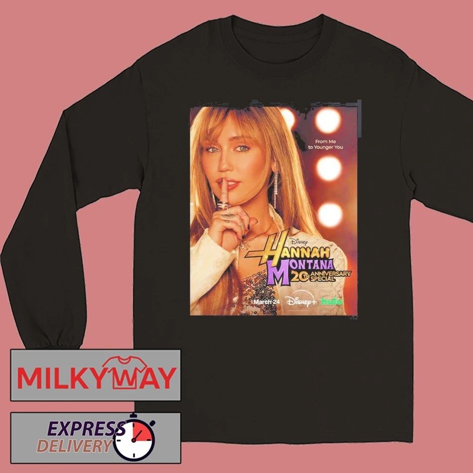 Hannah Montana 20th Anniversary Special Official Poster From Me To Younger You T-Shirt