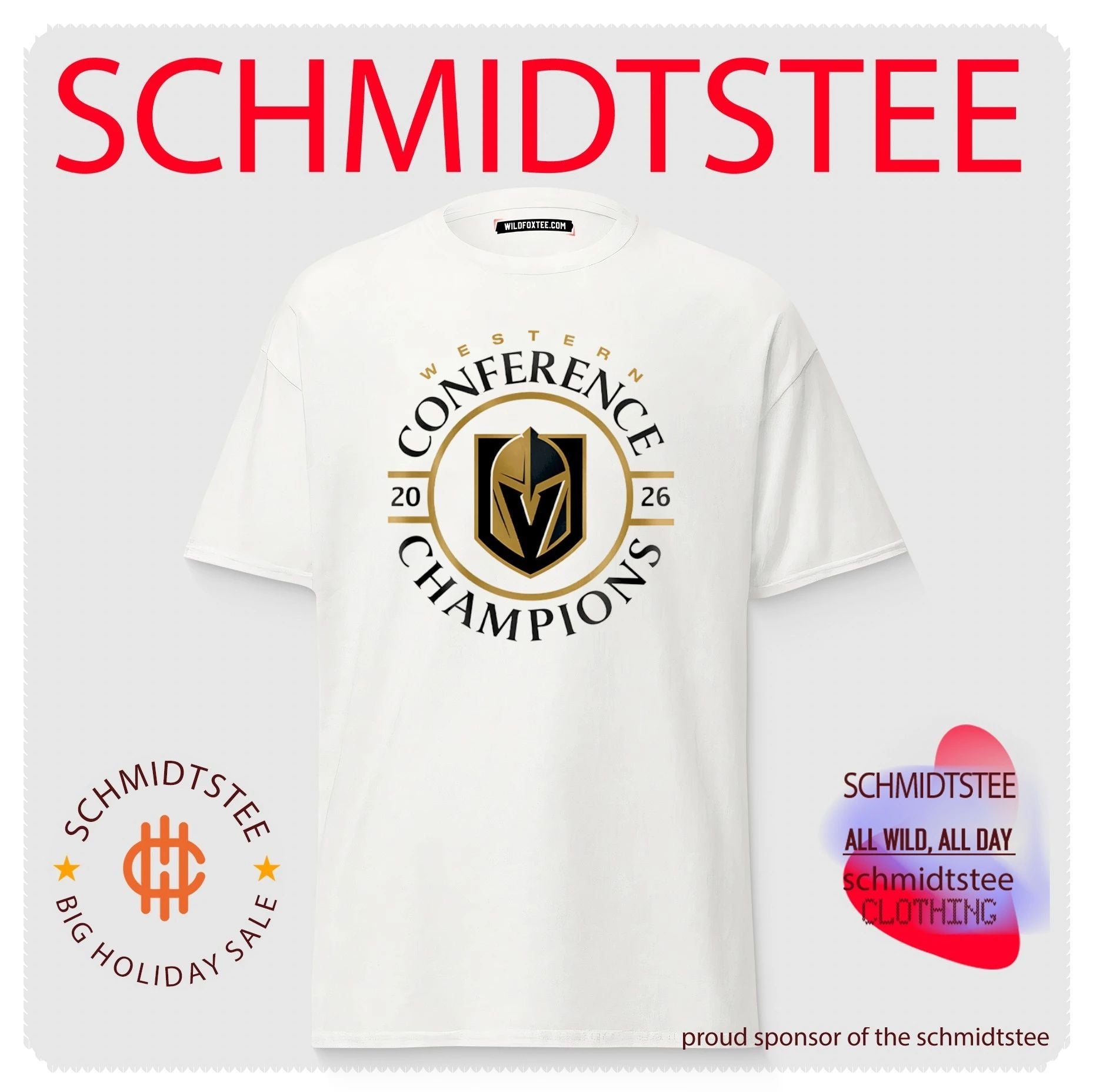Vegas Golden Knights Western Conference Champions 2026 logo classic shirt