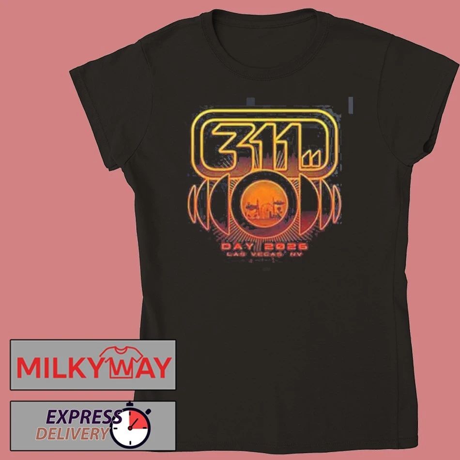 311 Band 311 Day Las Vegas Nevada 2026 Merch Night 2 Set List Tee Dolby Live At Park MGM On March 8 2026 T-Shirt