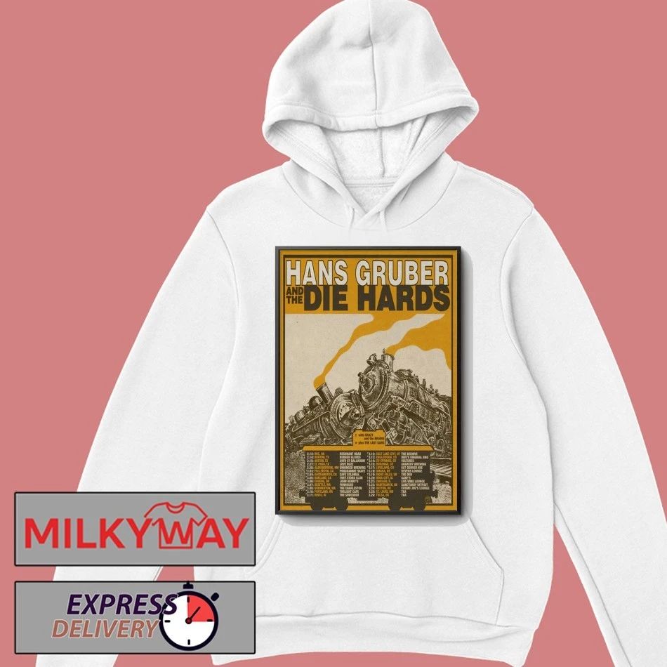 Hans Gruber And The Die Hards 2026 West Coast And Midwest Tour Poster shirt
