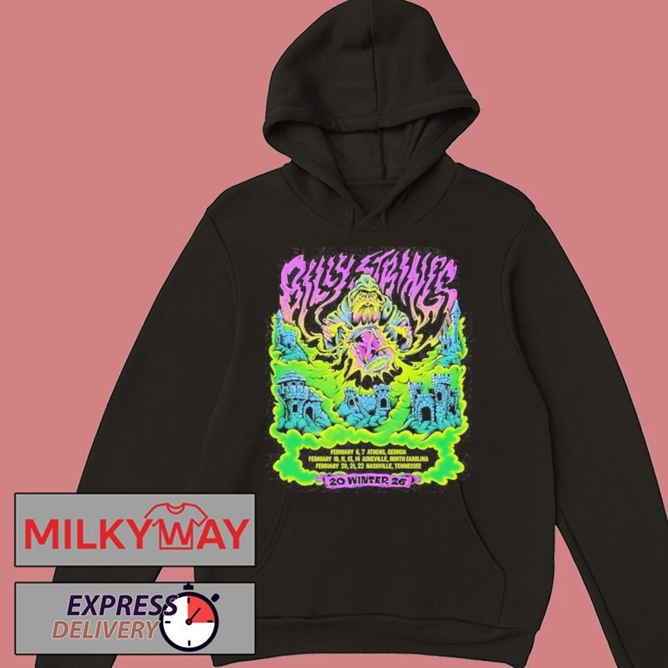 Billy Strings Winter 2026 With Dates shirt