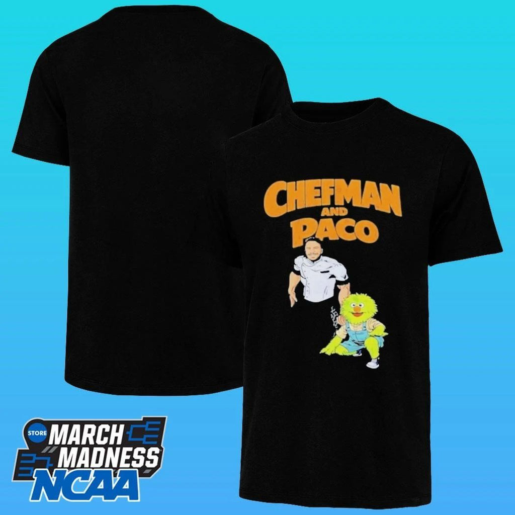Chefman And Paco Cartoon Mascot Graphic Shirt
