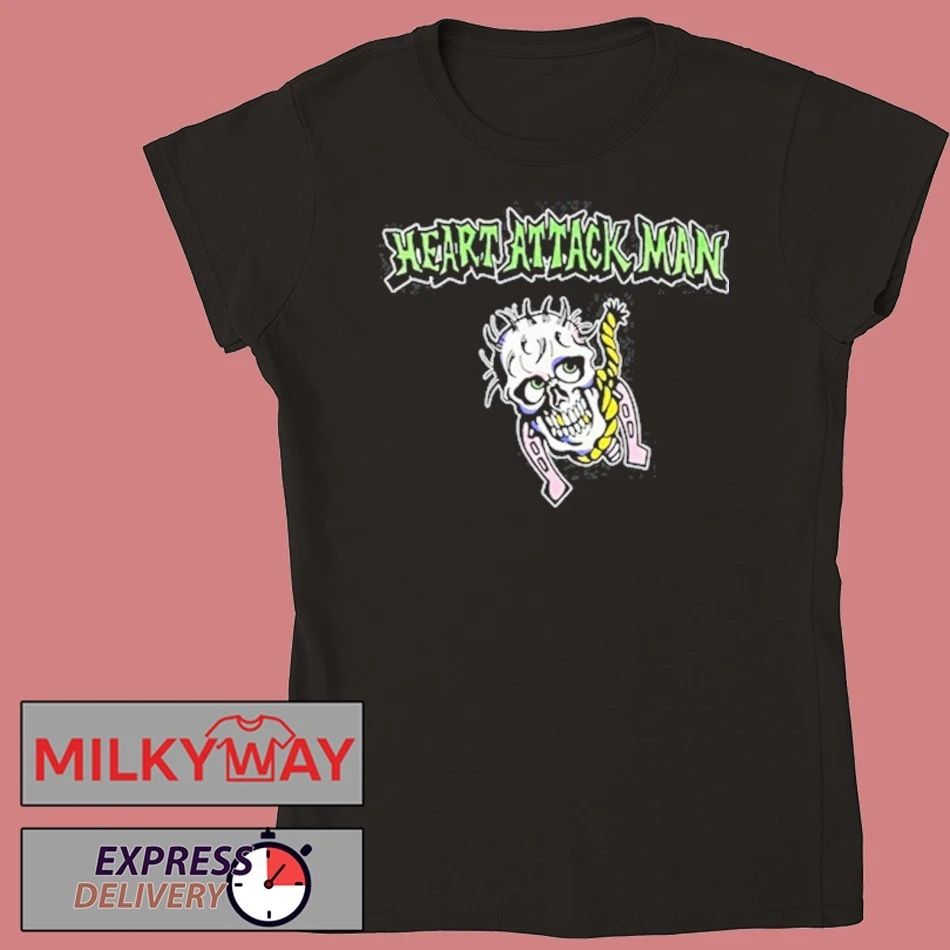 Heart Attack Man Skull Noose T-Shirt