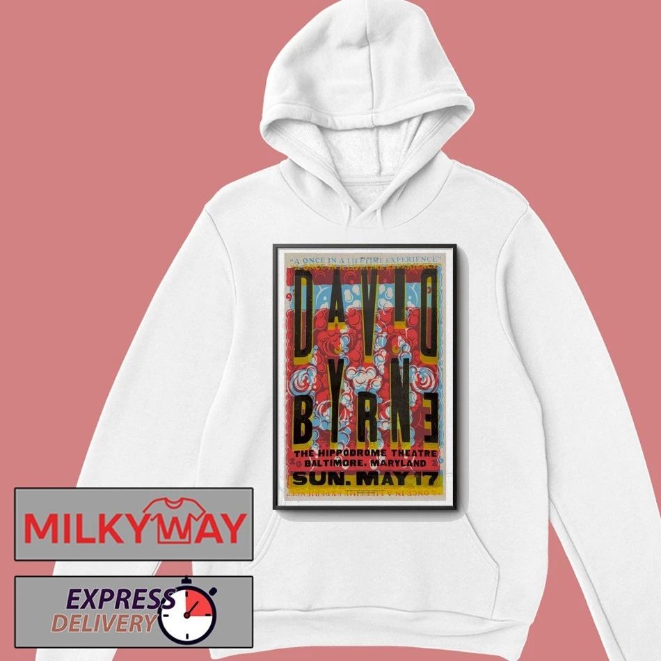SHOW May 17 2026 David BYRNE Baltimore Poster shirt