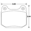 Hawk Performance HB180 Series Brake Pad