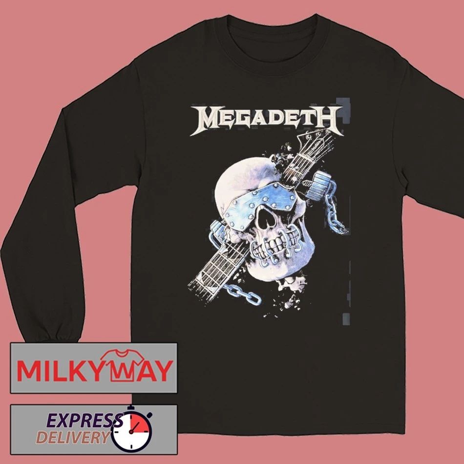 Megadeth Canada 2026 Tour Merch Vic Let There Be Shred With Dates Back Two Sided T-Shirt