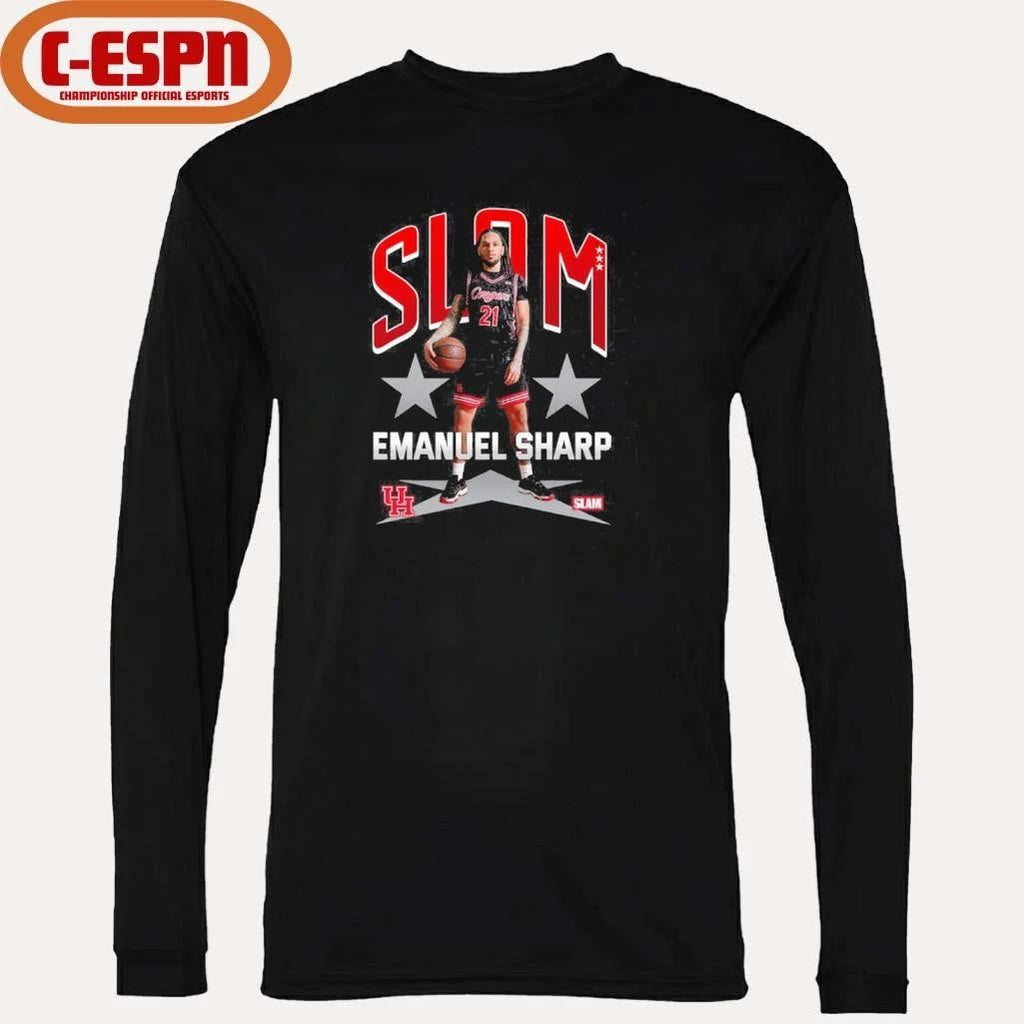 SLAM Houston Men’s Basketball Emanuel Sharp Remix Shirt