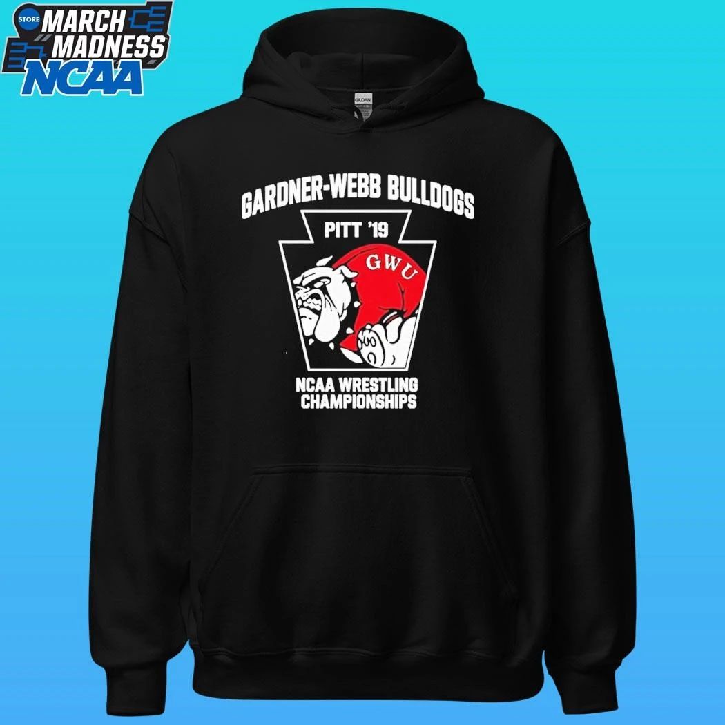 Gardner Webb Bulldogs Pitt 19 Ncaa Wrestling Championship Shirt