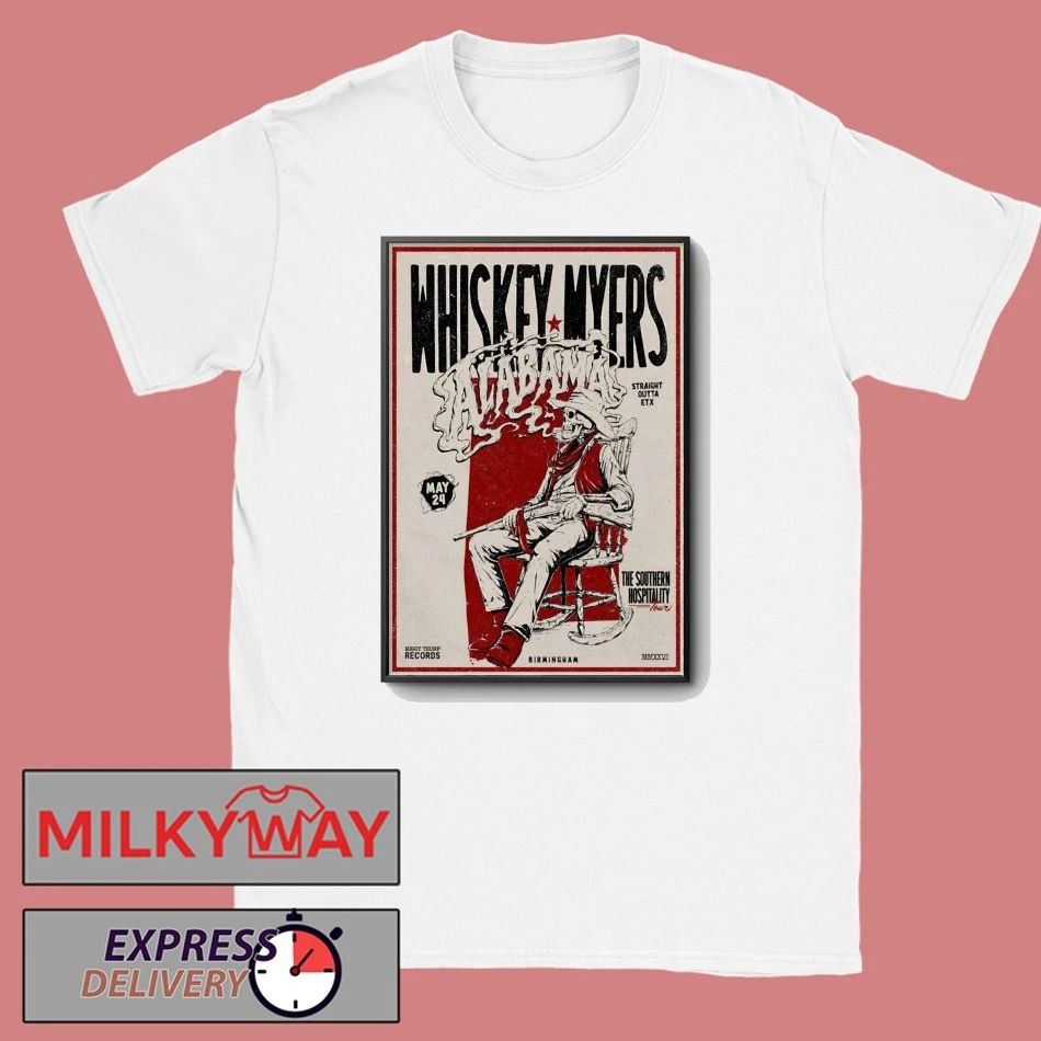 Whiskey Myers Birmingham AL 5 24 2026 Poster shirt