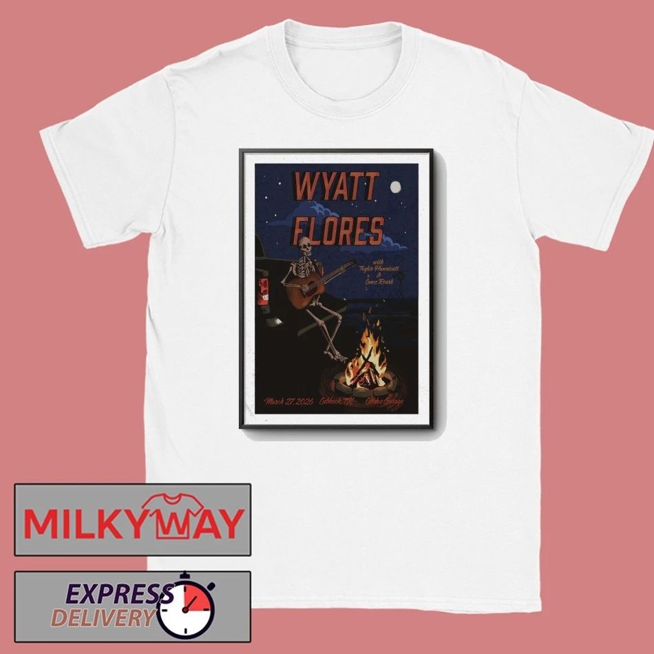 Wyatt Flores March 27 2026 At Cook’s Garage Show Poster shirt