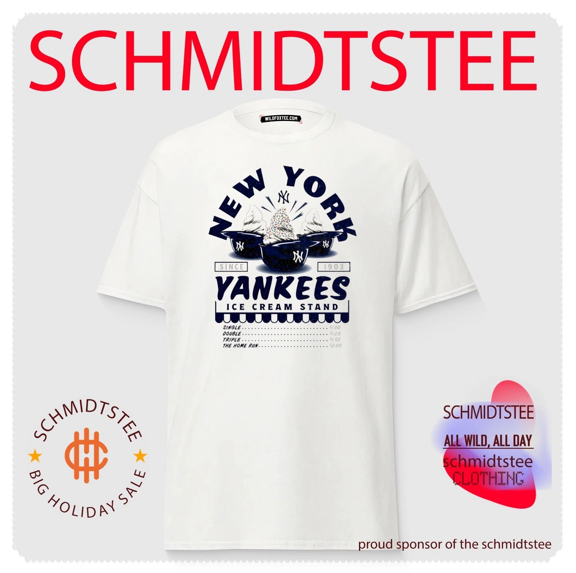 New York Yankees Ice Cream Stand shirt