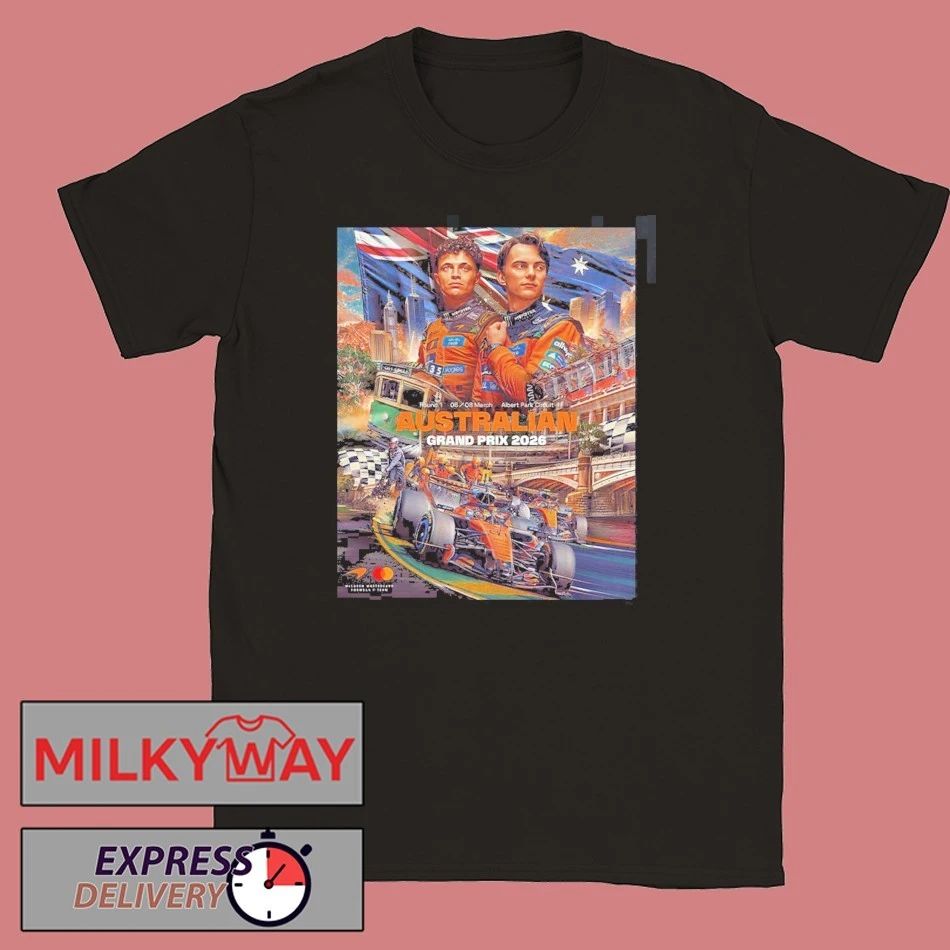 McLaren F1 Team 2026 Australia Grand Prix From 6-8 March At Albert Park In Melbourne T-Shirt