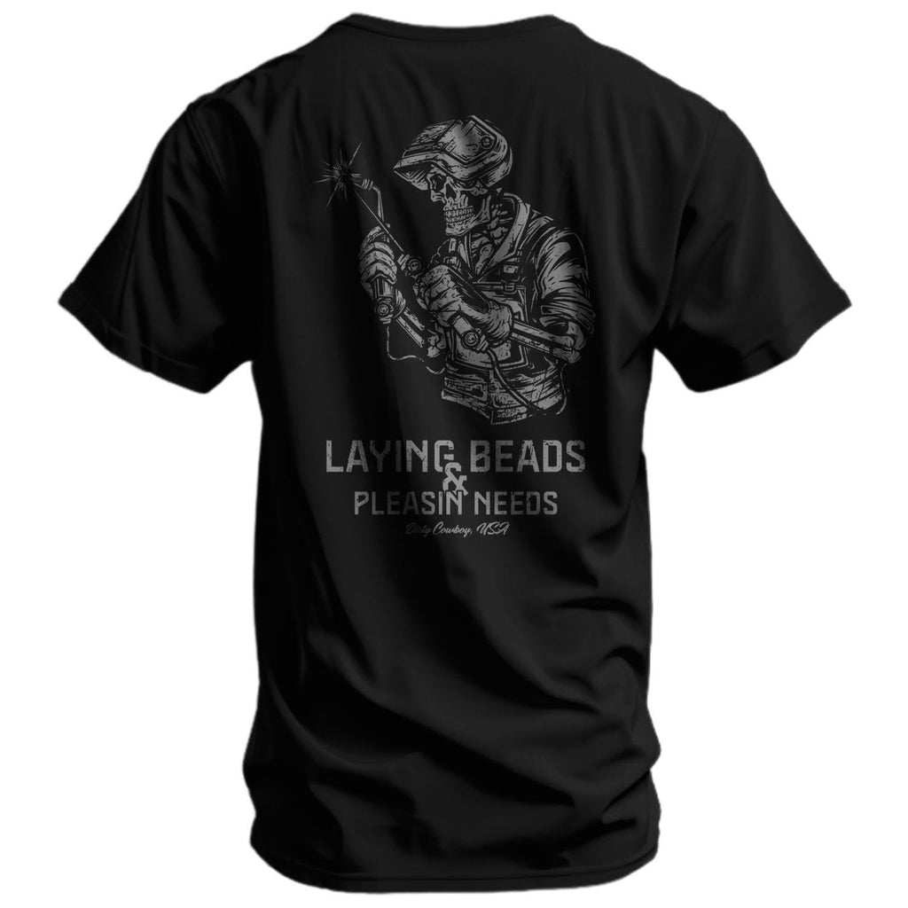 Laying Beads & Pleasin' Needs Mens T-Shirt Hoodie, Sweatshirt | CoreVibeTees.com (Image 1)