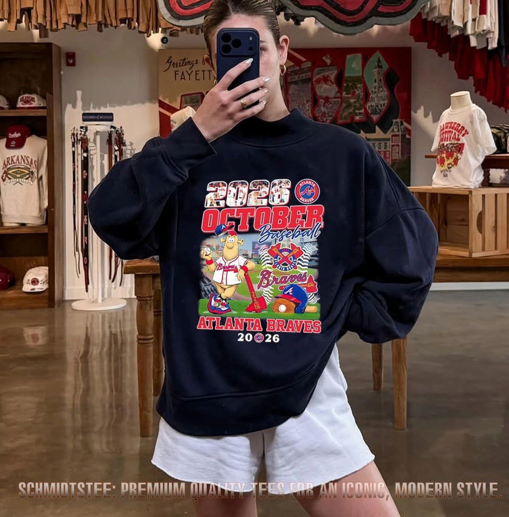 Atlanta Braves October 2026 Baseball mascot shirt