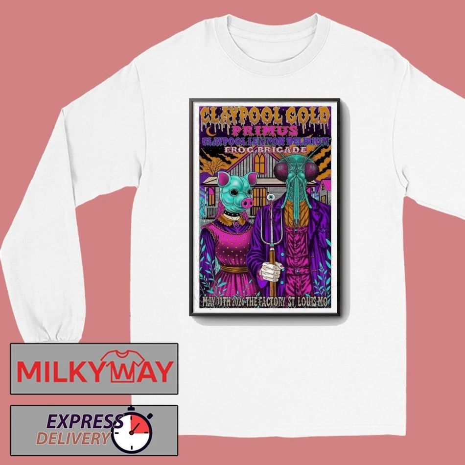 TOUR MAY 30 2026 Primus Poster Chesterfield LIMITED shirt