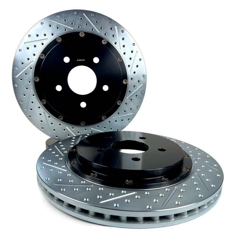 Baer Brakes EradiSpeed+ Rear 2-Piece Performance Brake Rotors, SDZ