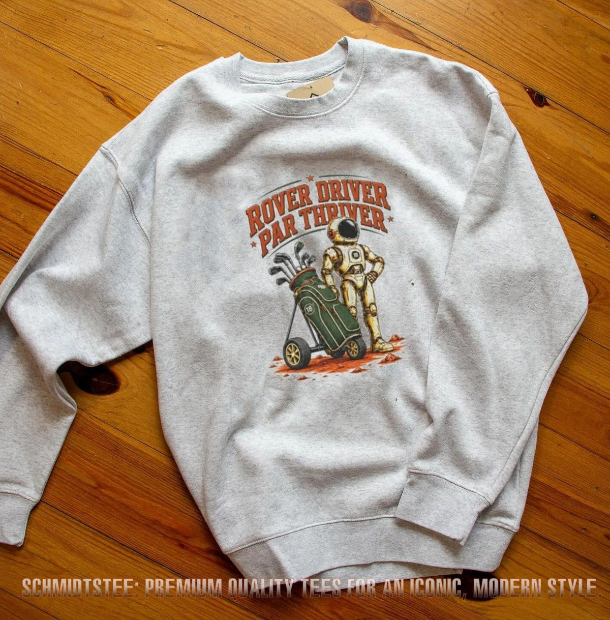 Rover Driver Par Thriver Astronaut Golfing Graphic shirt