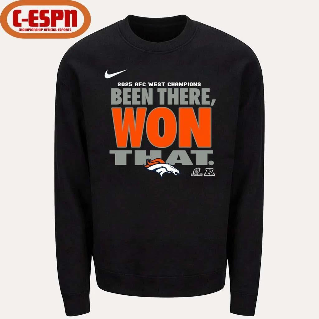 Been There, Won That Broncos AFC West Division Champions Shirt
