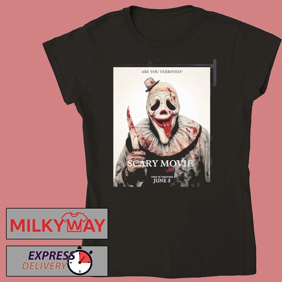Scary Movie 6 Funny Art the Clown Are You Terrified Variant T-Shirt