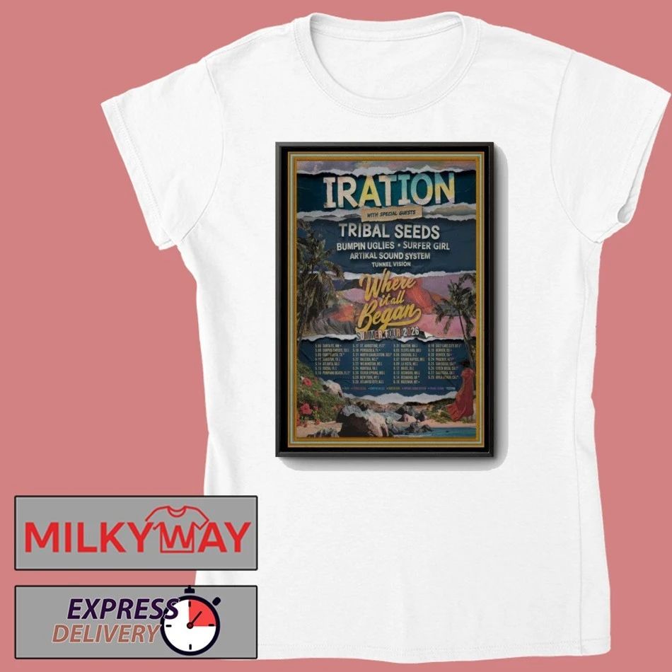 Poster TRIBAL SEEDS May 28 2026 TOUR Avila Beach, CA LIMITED shirt
