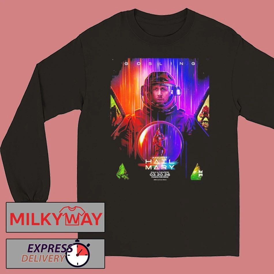 Project Hail Mary In Theaters On March 20 2026 Starring Ryan Gosling shirt