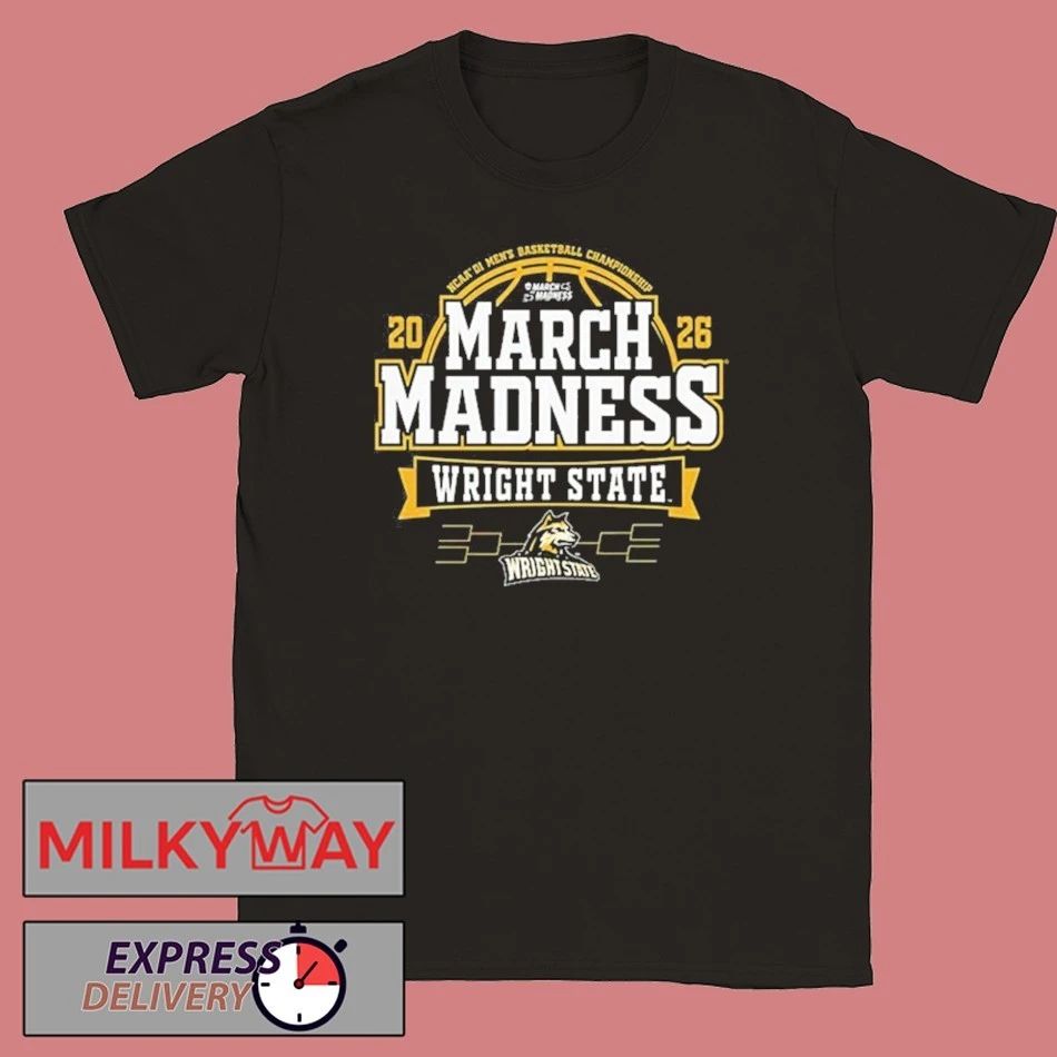 Wright State Raiders March Madness 2026 NCAA Division I Men’s Basketball Championship shirt