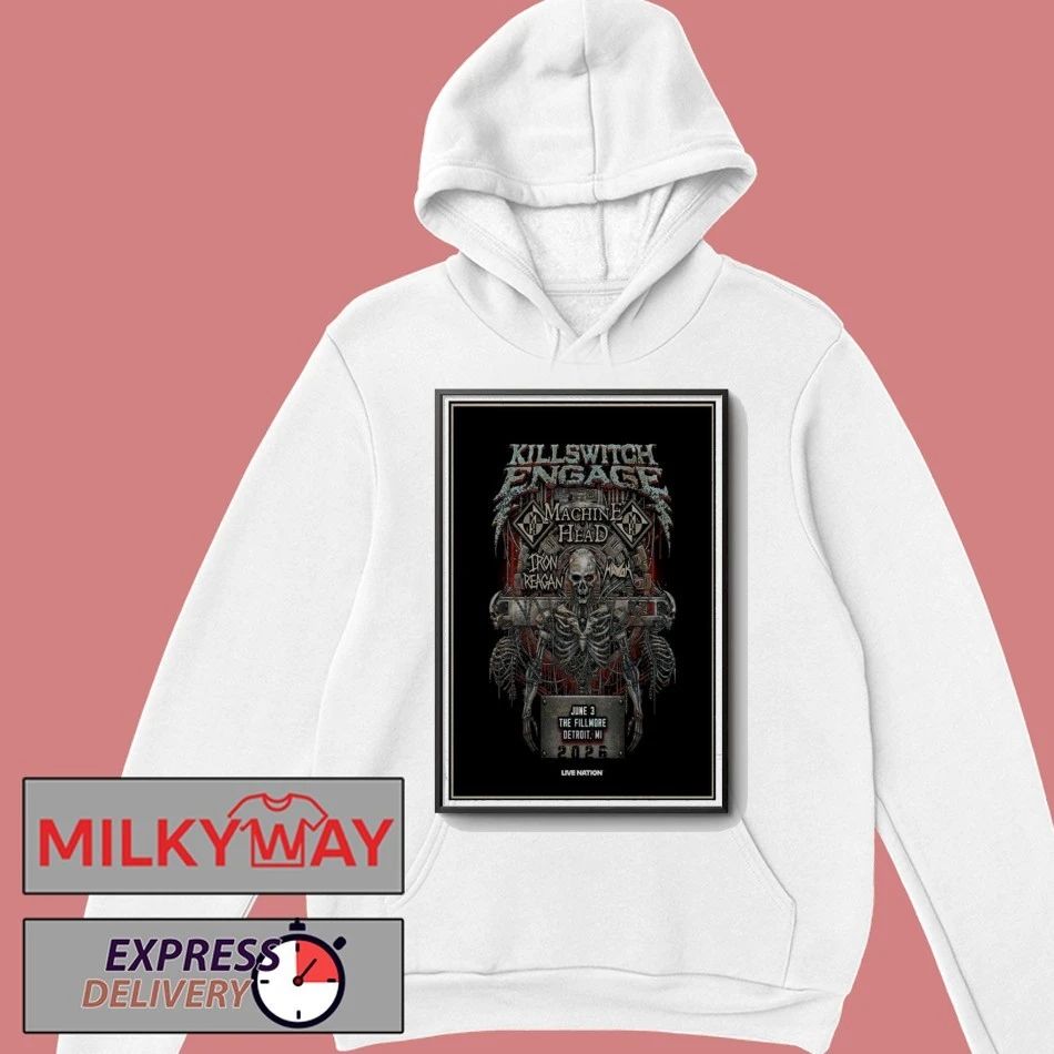 LIMITED June 03 2026 KILLSWITCH ENGAGE The Fillmore in Detroit, MI Poster TOUR shirt