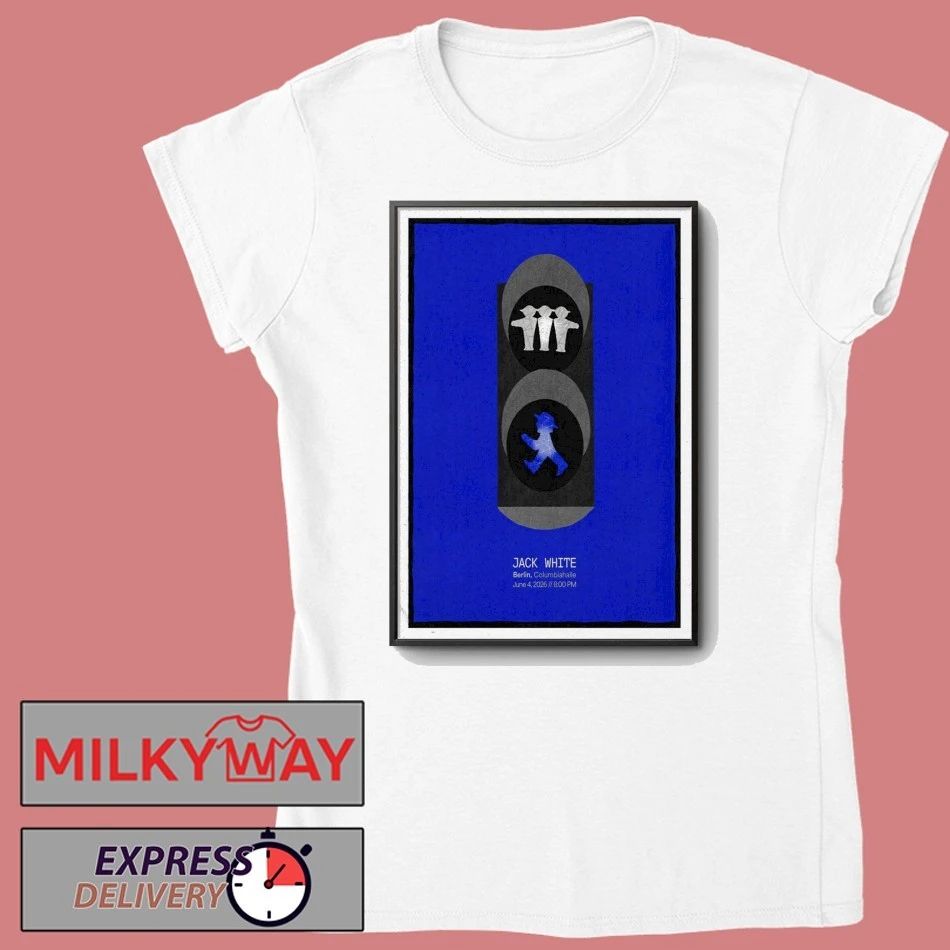 Jack White Berlin Columbiahalle, 04 Jun 2026 Poster shirt