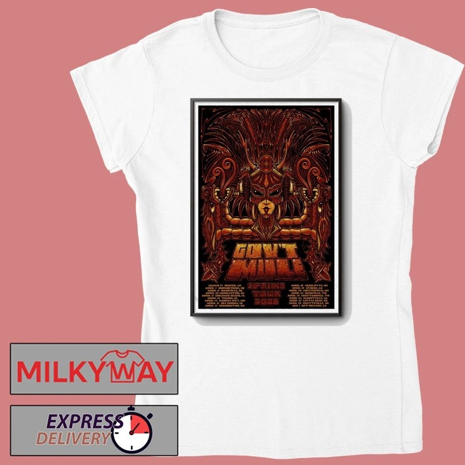Poster Gov’t Mule Tour 2026 Spring shirt