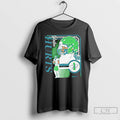 Classic Jalen Hurts Collage Frame Signature Retro Graphic T Shirts