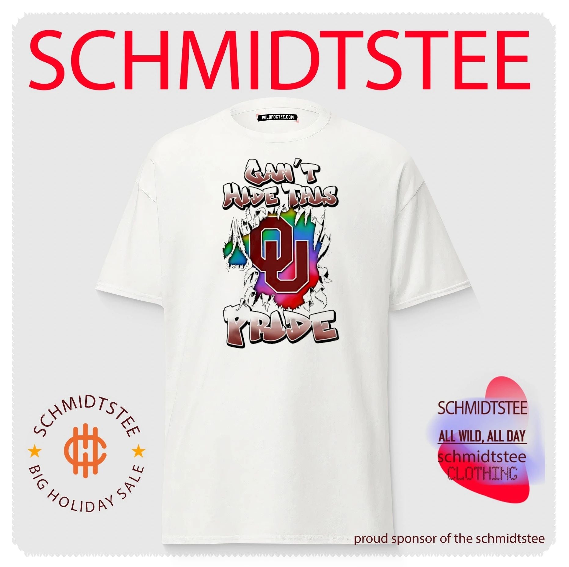 Oklahoma Sooners can’t hide this pride logo shirt