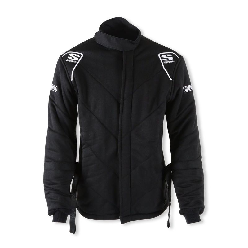 Simpson Racing Drag 5G SFI 15 Jacket W/ Arm Restraints Black MD