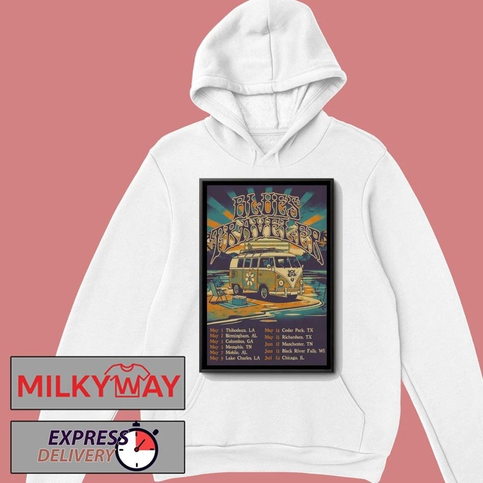 Blues Traveler Summer Tour 26 Poster shirt