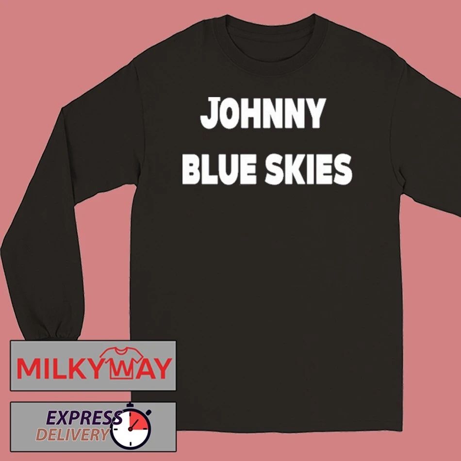 Johnny Blue Skies Triblend Navy 2026 shirt