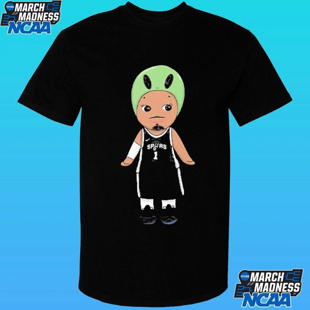 Victor Wembanyama Alien Spurs Chibi Shirt