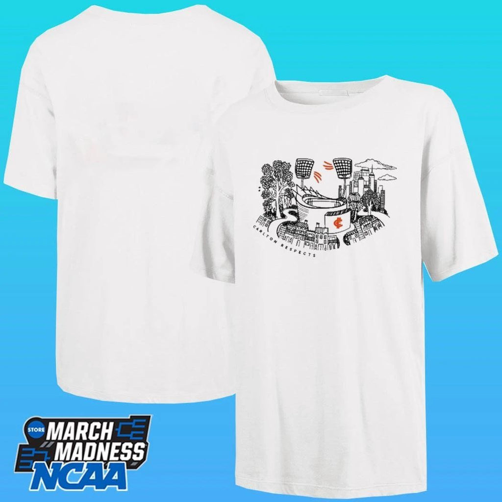 Carlton Football Club 2026 Carlton Respects Beige Shirt