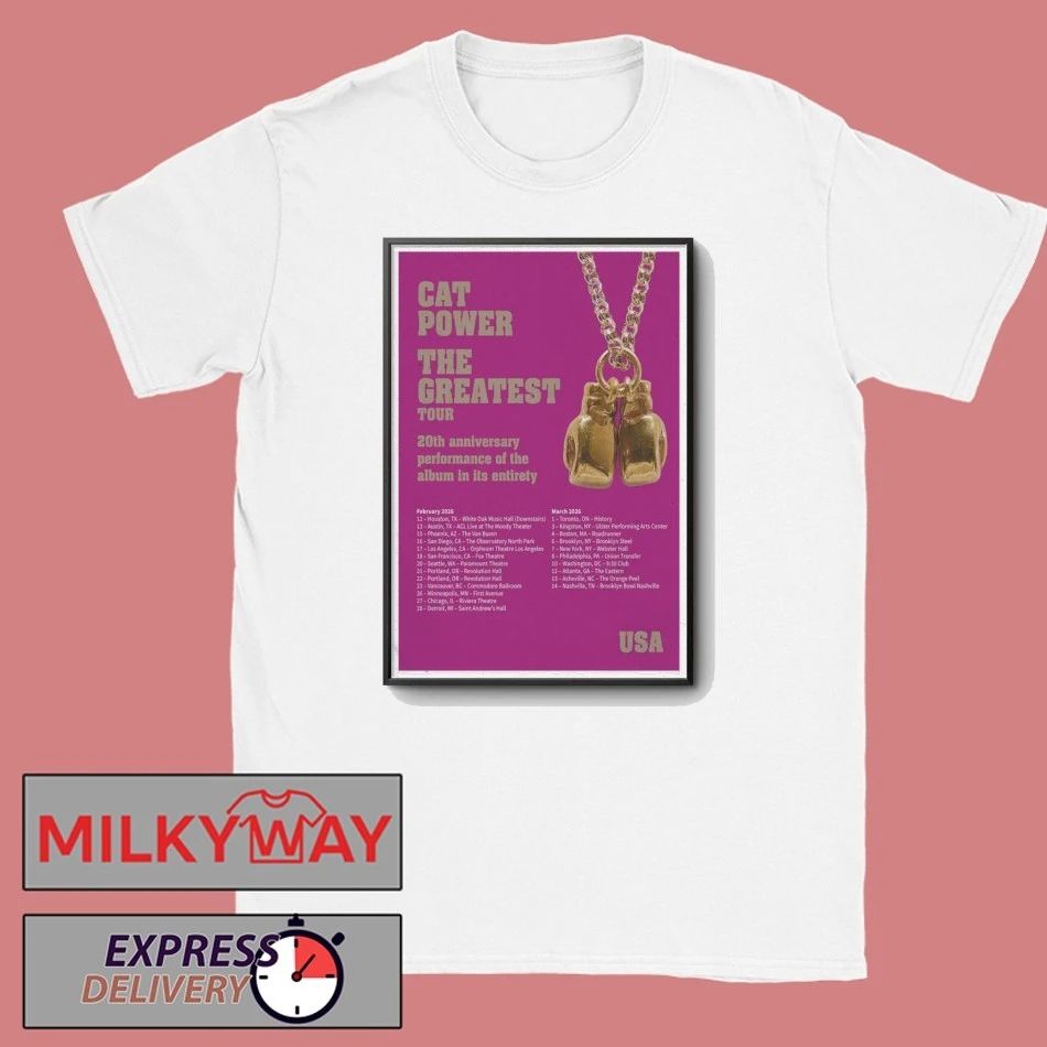 CAT POWER Mar 12 2026 Poster Atlanta, GA shirt