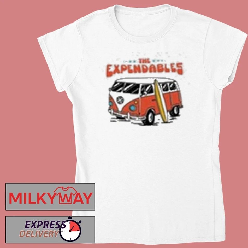 LIMITED The Expendables White 2026 TEE Santa Cruz Tour shirt