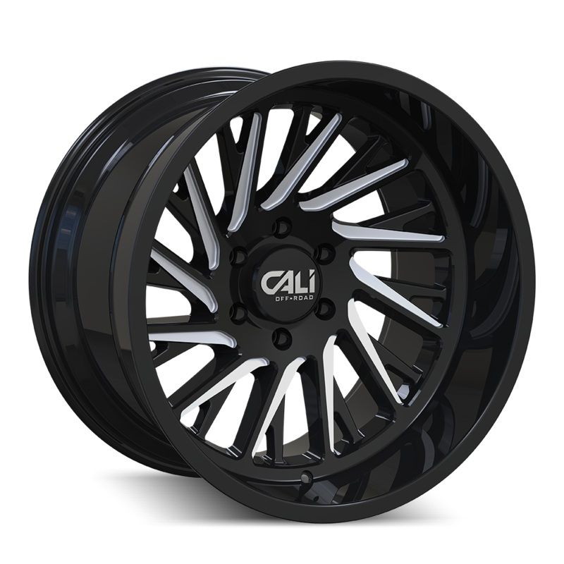 Purge 9114 Black Milled Wheel 22×12 / 8×165.1 BP / -51mm Offset / 125.2mm Hub