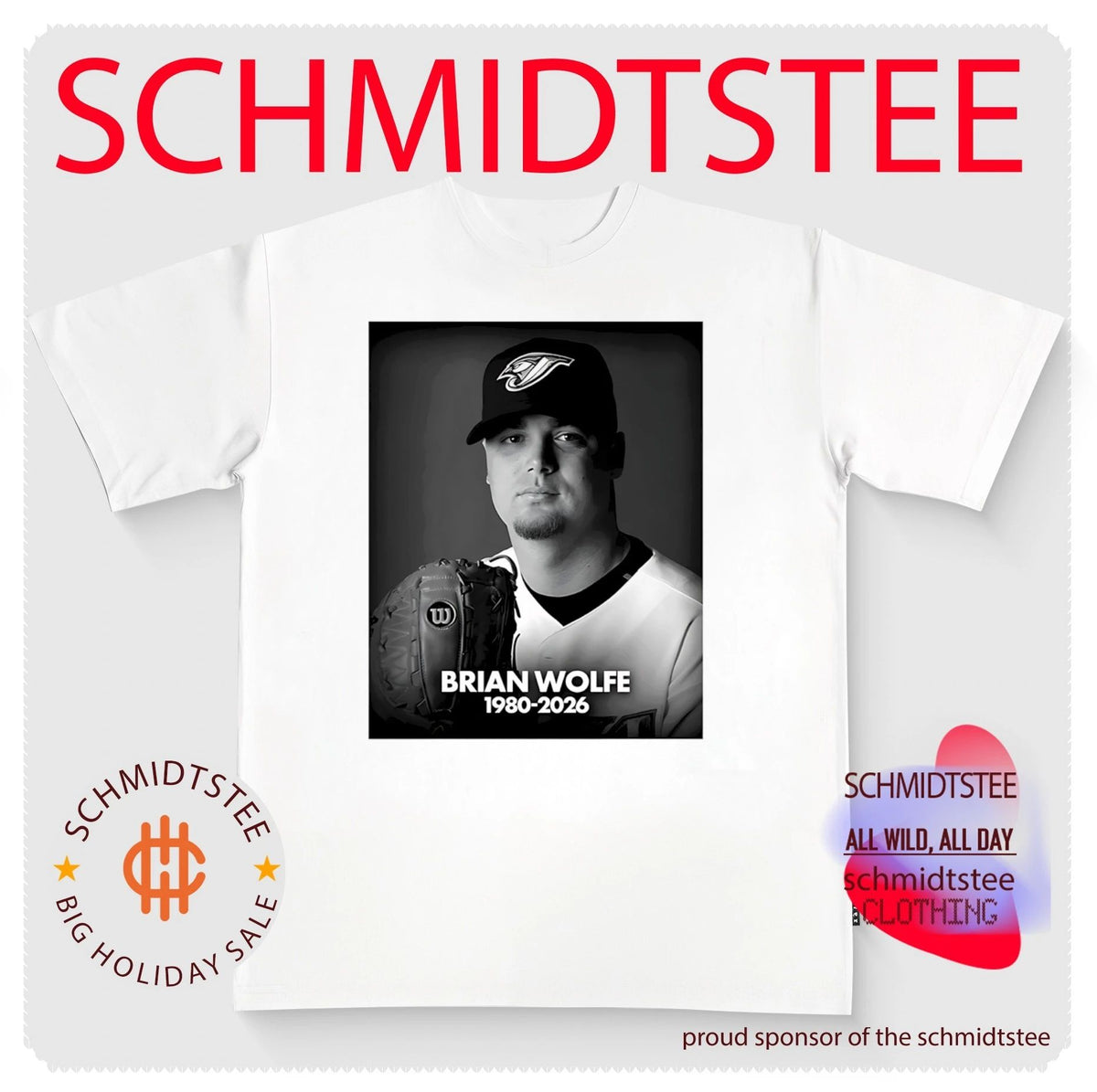 Blue Jay Brian Wolfe Rip Rest In Peace 2026 shirt