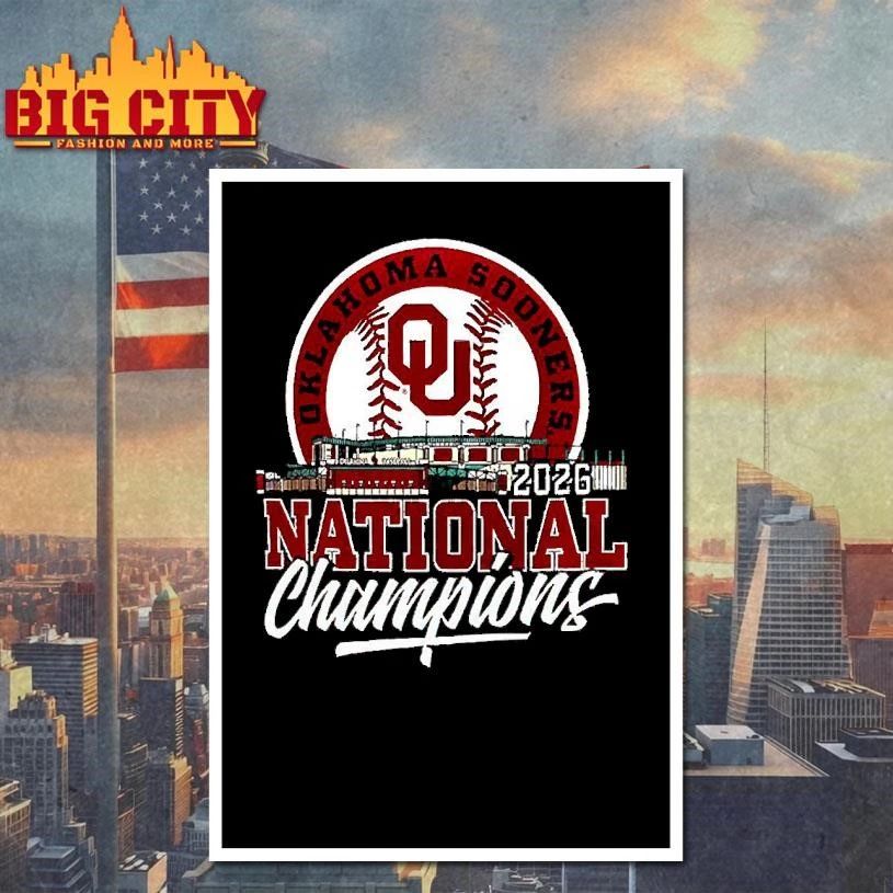 Oklahoma Sooners Baseball 3X National Champions shirt