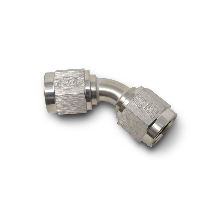 -4AN 45 Degree Coupler Fitting Fitting Size: -4 AN