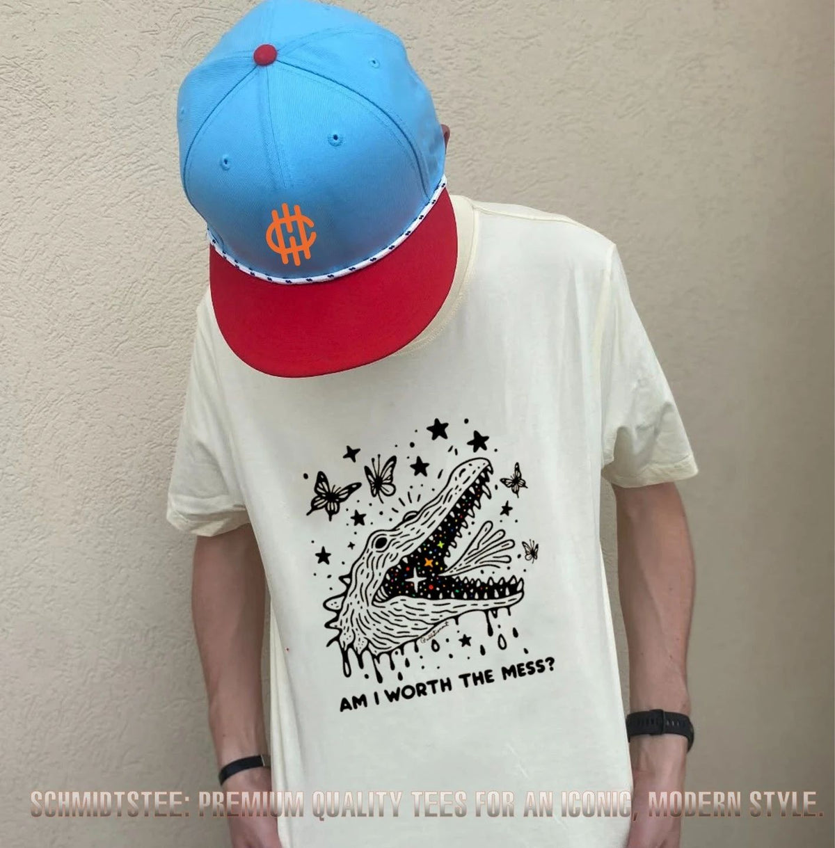 Am I Worth the Mess Alligator Cosmic Art shirt