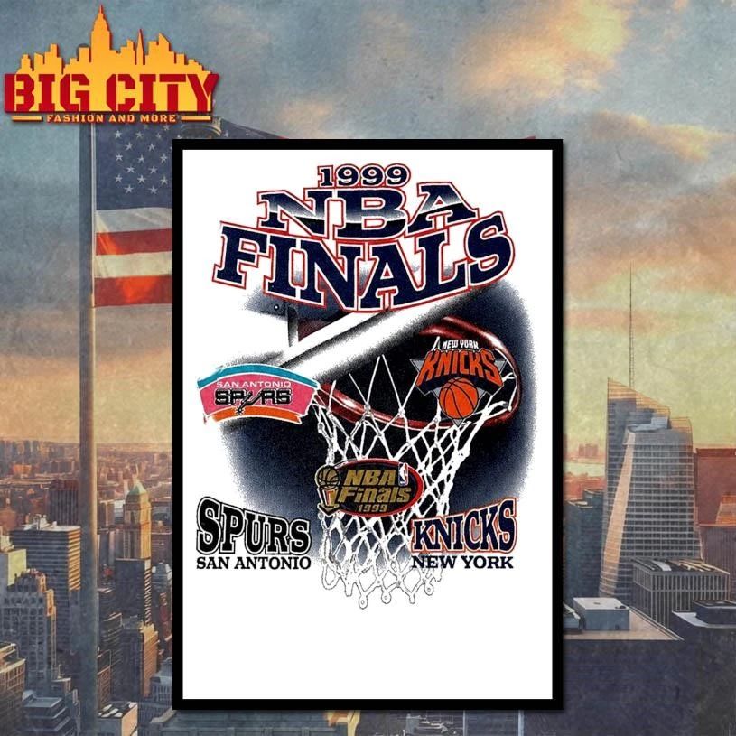 Spurs Vs Knicks 1999 NBA Finals Vintage Shirt